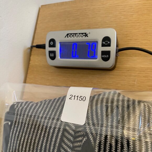 Chicos Sweater Womens 0 US Small Black White Striped Knit Cardigan Open Front - Picture 9 of 9